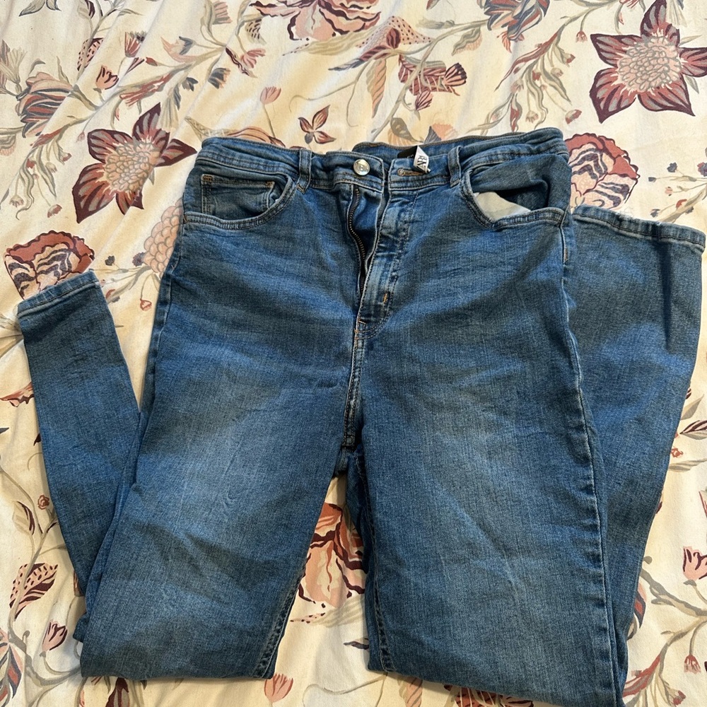 ZARA High-rise skinny Jeans